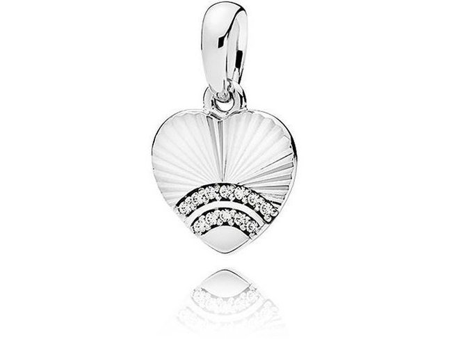 Pandora | Pendentif | Argent | Fan d'Amour | 397286CZ