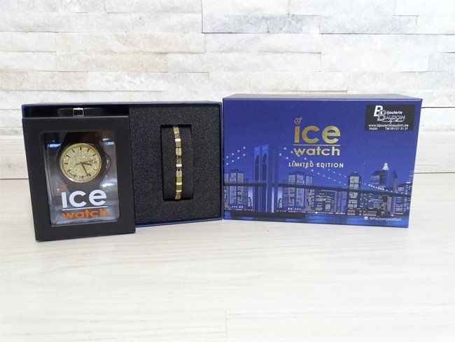 Ice-Watch | Ice Glitter | Box | Black Gold | Medium Ice-Watch | Ice Glitter | Box | Black Gold | Medium