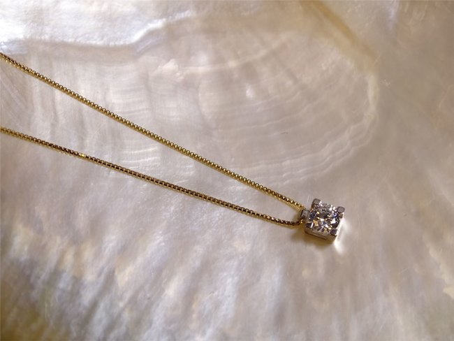 Loumya Gold | Collier | Or Bicolore | Oxyde de Zirconium Loumya Gold | Collier | Or Bicolore | Oxyde de Zirconium