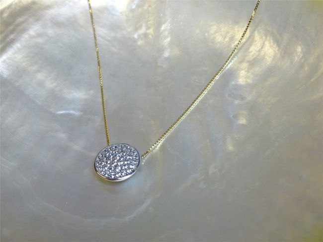 Loumya Gold | Collier | Or Bicolore | Oxyde de Zirconium Loumya Gold | Collier | Or Bicolore | Oxyde de Zirconium