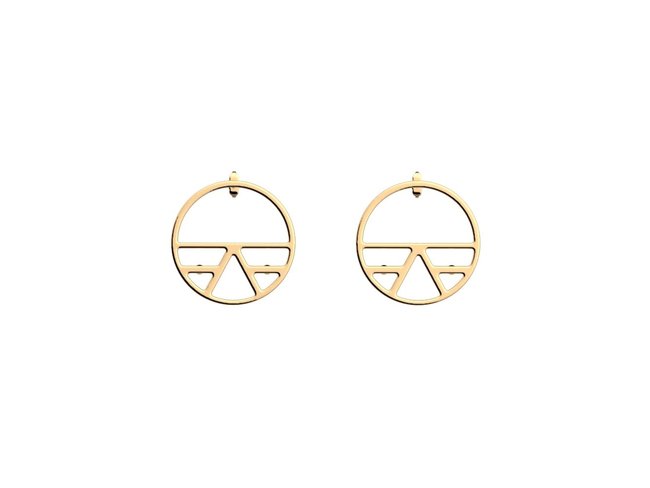 Les Georgettes | Créoles | Ibiza | 30mm | Doré | 7034744 Les Georgettes | Créoles | Ibiza | 30mm | Doré | 7034744