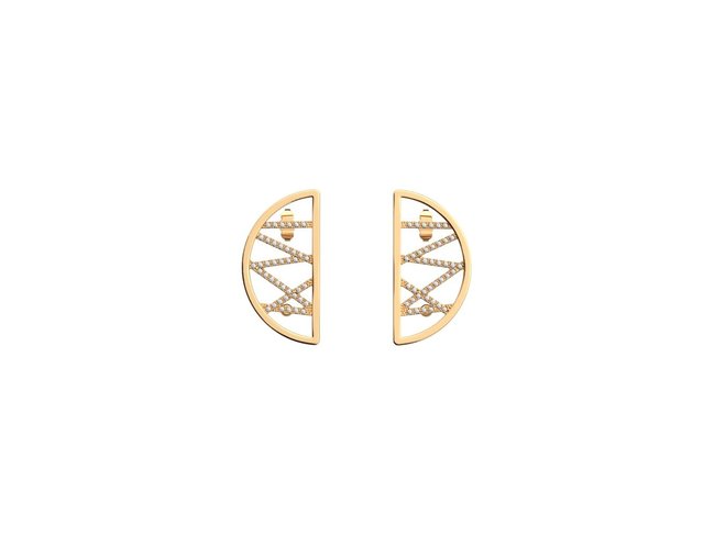Les Georgettes | Demi-Lunes | Liens | 30mm | Doré | 7032632 Les Georgettes | Demi-Lunes | Liens | 30mm | Doré | 7032632