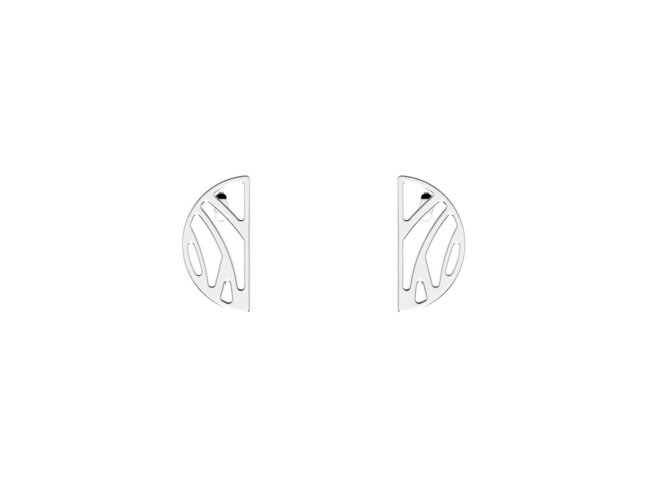 Les Georgettes | Demi-Lunes | Perroquet | 30mm | Argenté7031889 Les Georgettes | Demi-Lunes | Perroquet | 30mm | Argenté7031889