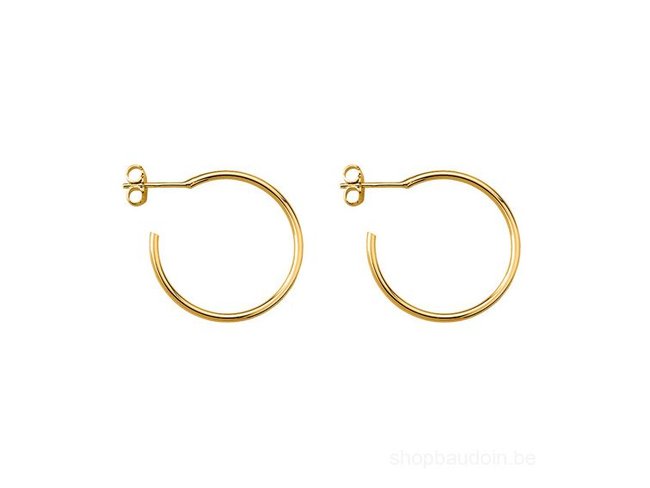 Saunier | Créoles | Plaqué Or | 10mm | 7032447 01 Saunier | Créoles | Plaqué Or | 10mm | 7032447 01