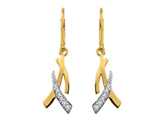 Saunier | Boucles d'Oreilles | Plaqué Or | 1527122 01 Saunier | Boucles d'Oreilles | Plaqué Or | 1527122 01