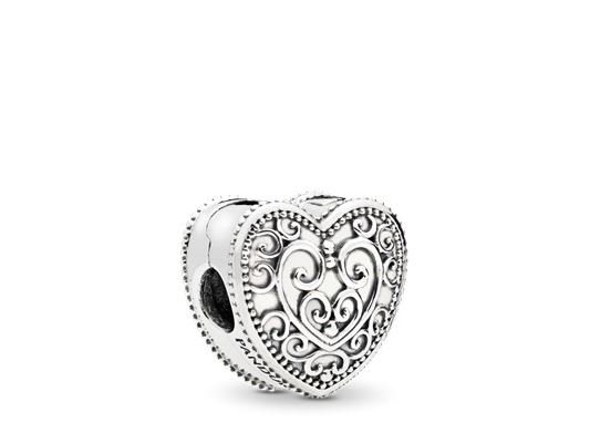 Pandora | Charm | Clip | Enchanted Heart | 797024 Pandora | Charm | Clip | Enchanted Heart | 797024