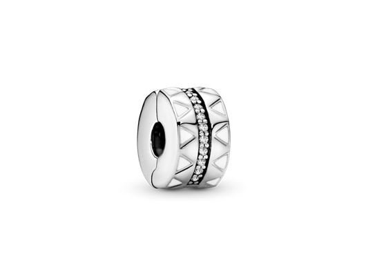 Pandora | Charm | Clip | Jagged Lines | 798067CZ