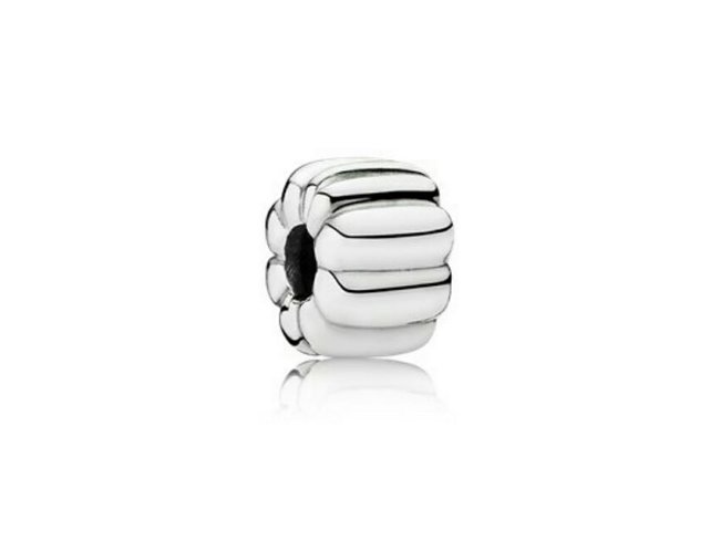 Pandora | Charm | Clip | Ribbed | 790163 Pandora | Charm | Clip | Ribbed | 790163