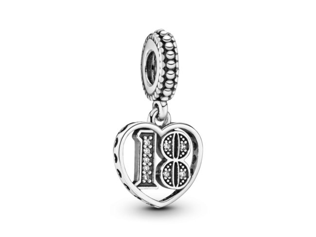 Pandora | Charm | Pendant 18ème Anniversaire | 797262CZ