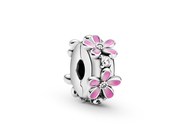 Pandora | Charm | Clip | Marguerites Roses | 798809C01 Pandora | Charm | Clip | Marguerites Roses | 798809C01
