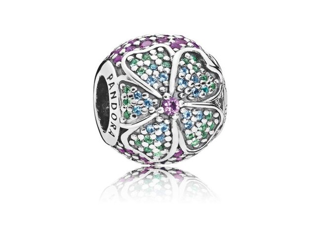 Pandora | Charm | Pavé Flower Blossom | 797067NRPMX