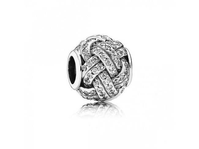 Pandora | Charm | Love Knot Silver | 791537CZ Pandora | Charm | Love Knot Silver | 791537CZ