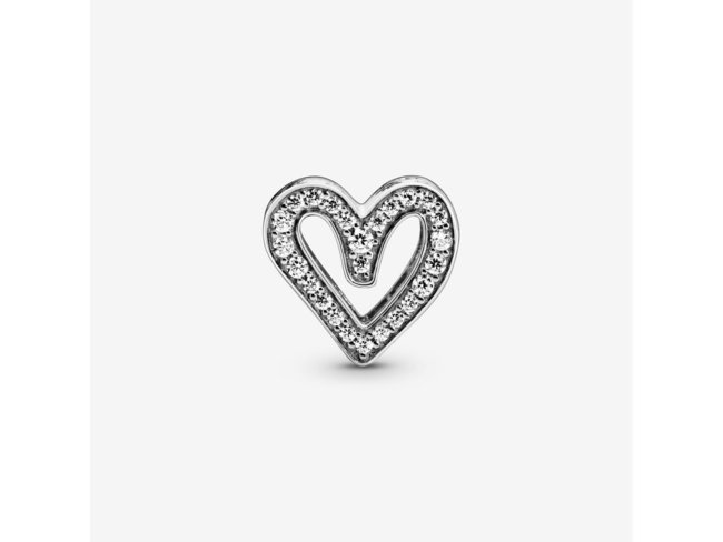 Pandora | Charm | Cœur Dessiné Scintillant | 798692C01 Pandora | Charm | Cœur Dessiné Scintillant | 798692C01
