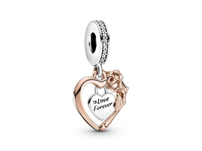 Pandora | Charm | Cœur & Rose | 789290C01