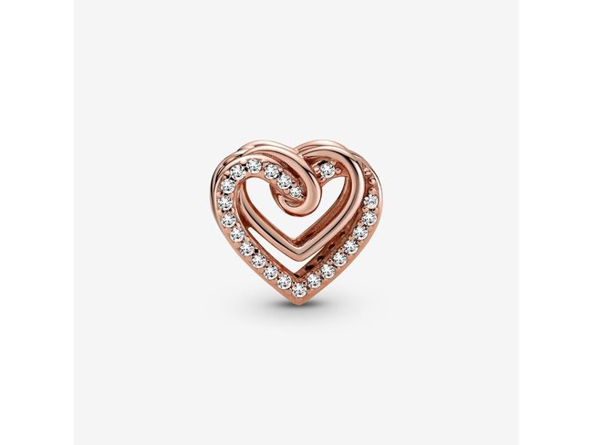 Pandora | Charm | Coeurs Entrelacés | Rosé | 789270C01