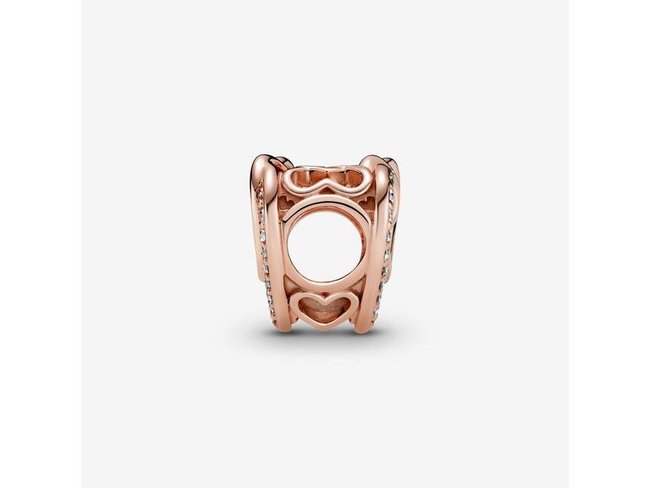 Pandora | Charm | Coeurs Entrelacés | Rosé | 789270C01