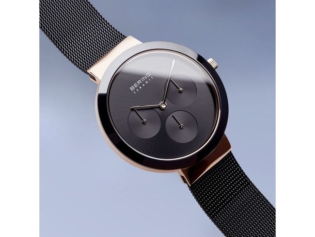 Bering | Quartz | Céramic | Rosé Brillant | 35036-166 Bering | Quartz | Céramic | Rosé Brillant | 35036-166