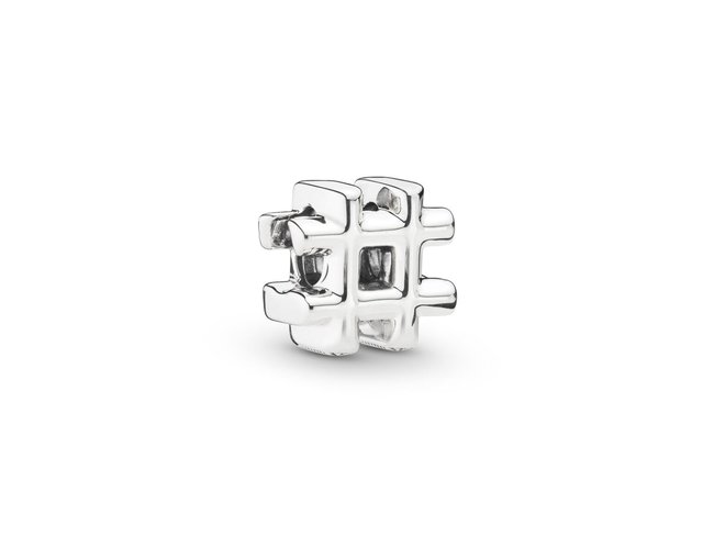 Pandora | Charm | Hashtag | 798128 Pandora | Charm | Hashtag | 798128