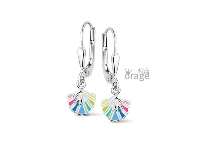 Orage Kids | Boucles d'Oreilles | Argent |Coquille |  K2161