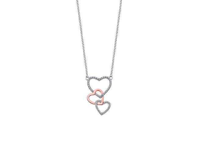 Lotus Silver | Collier | Bicolore | Coeurs | LP1817-1/2 Lotus Silver | Collier | Bicolore | Coeurs | LP1817-1/2
