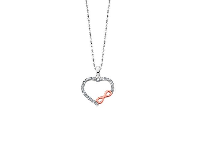 Lotus Silver | Collier | Bicolore| Coeur Infini | LP1595-1/1 Lotus Silver | Collier | Bicolore| Coeur Infini | LP1595-1/1
