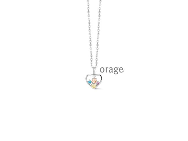Orage | Collier | Argent | Coeur | V1407 Orage | Collier | Argent | Coeur | V1407