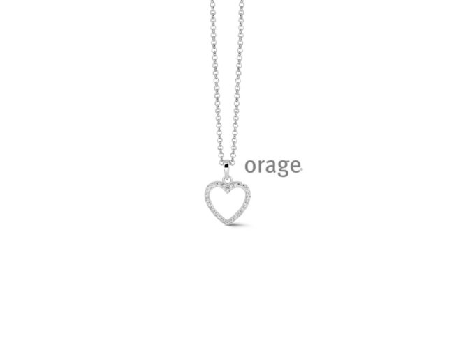 Orage | Collier | Argent | Coeur | V1421 Orage | Collier | Argent | Coeur | V1421