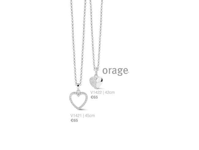Orage | Collier | Argent | Coeur | V1421 Orage | Collier | Argent | Coeur | V1421