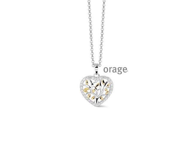 Orage | Collier | Argent | Coeur | Arbre de Vie | V1402 Orage | Collier | Argent | Coeur | Arbre de Vie | V1402