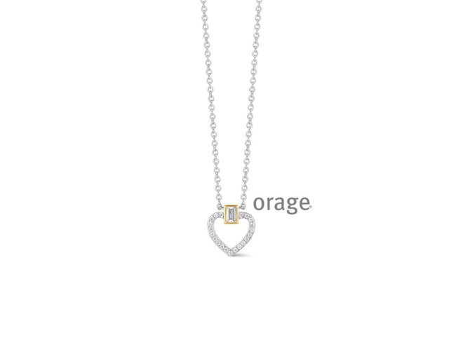 Orage | Collier | Argent | Coeur | V1403 Orage | Collier | Argent | Coeur | V1403