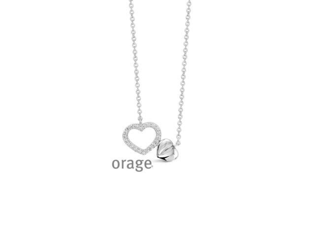 Orage | Collier | Argent | Coeurs | V1434 Orage | Collier | Argent | Coeurs | V1434
