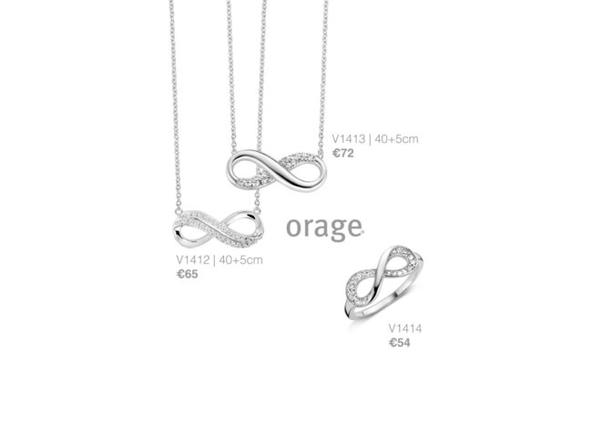 Orage | Collier | Argent | Infini | V1413 Orage | Collier | Argent | Infini | V1413
