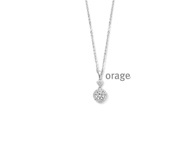 Orage | Collier | Argent | Oxyde de Zirconium | V1430 Orage | Collier | Argent | Oxyde de Zirconium | V1430