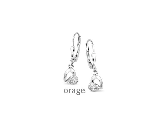 Orage | Boucles d'oreilles | Coeur | V1420