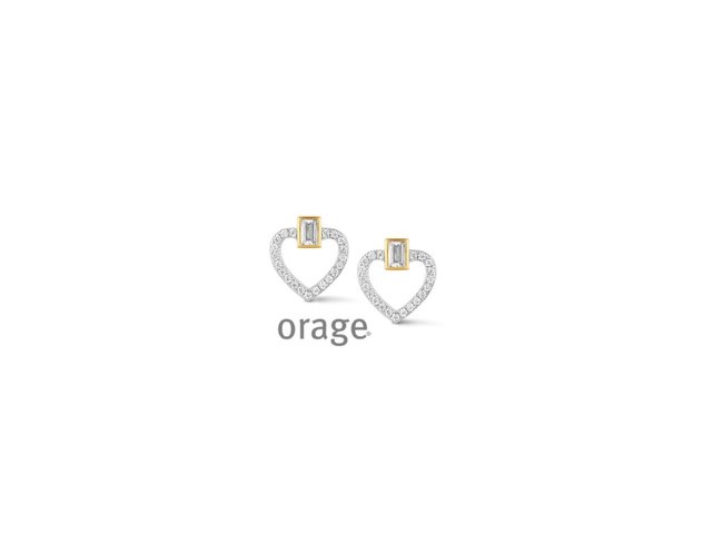 Orage | Boucles d'Oreilles | Argent | Coeur | V1404 Orage | Boucles d'Oreilles | Argent | Coeur | V1404