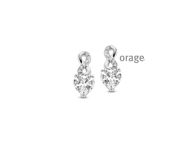 Orage | Boucles d'Oreilles | Argent | Coeur Infini | V1428 Orage | Boucles d'Oreilles | Argent | Coeur Infini | V1428