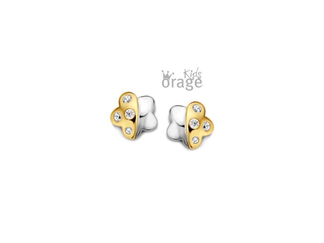 Orage Kids | Boucles d'Oreilles | argent | Fleur | K2099