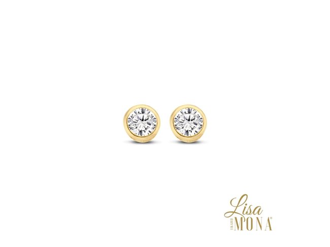 Lisa Mona 14K | Boucles d'Oreilles | Or jaune | 3.5mm | LM/G0096 Lisa Mona 14K | Boucles d'Oreilles | Or jaune | 3.5mm | LM/G0096