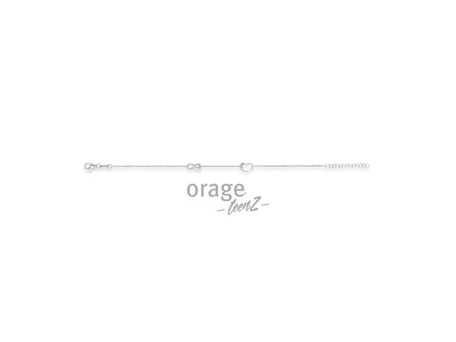 Orage Kids Tee | Bracelet | Argent | Infini | Coeur | T479 Orage Kids Tee | Bracelet | Argent | Infini | Coeur | T479
