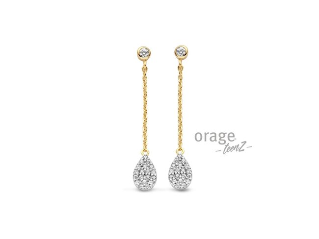 Orage Kids | Boucles d'Oreilles | Plaqué Or | T462