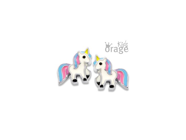 Orage Kids | Boucles d'Oreilles | Argent | Licorne | K2004 Orage Kids | Boucles d'Oreilles | Argent | Licorne | K2004