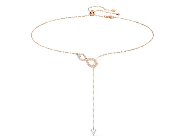 Swarovski | Collier | Infinity | Métal Doré Rose | 5521346 Swarovski | Collier | Infinity | Métal Doré Rose | 5521346