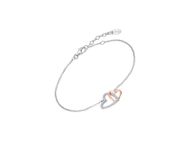 Lotus Silver | Bracelet | Argent| Bicolore | Coeur | LP1973-2/1 Lotus Silver | Bracelet | Argent| Bicolore | Coeur | LP1973-2/1