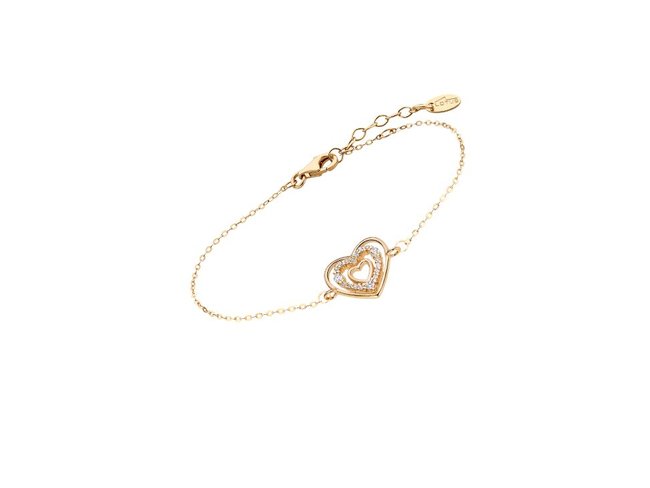 Lotus Silver | Bracelet | Plaqué Or | Coeur | LP3143-2/2 Lotus Silver | Bracelet | Plaqué Or | Coeur | LP3143-2/2