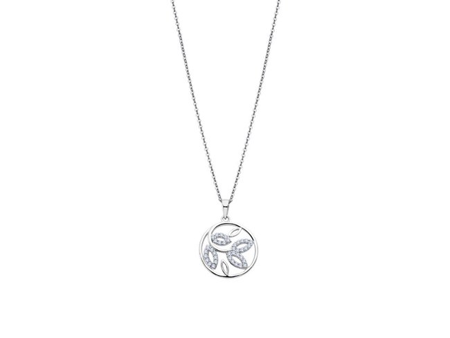 Lotus Silver | Collier | Argent | Oxyde de Zirconium |LP3068-1/1 Lotus Silver | Collier | Argent | Oxyde de Zirconium |LP3068-1/1