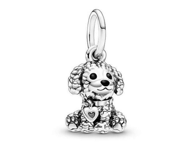 Pandora | Charm | Pendant Chiot Caniche | 798871C01 Pandora | Charm | Pendant Chiot Caniche | 798871C01