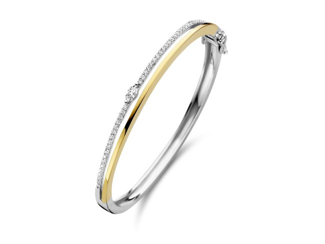 Naiomy Silver | Bracelet | Esclave | Argent | Bicolore | B1K08 Naiomy Silver | Bracelet | Esclave | Argent | Bicolore | B1K08