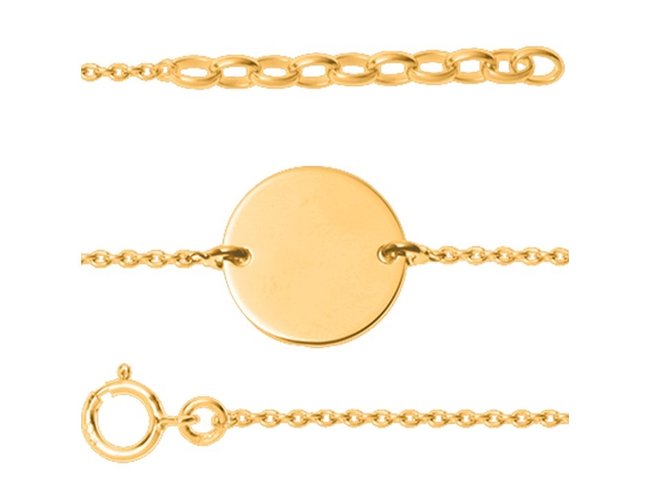 Saunier Arg. | Bracelet | Plaqué Or | Personnalisable |7034830 01 Saunier Arg. | Bracelet | Plaqué Or | Personnalisable |7034830 01