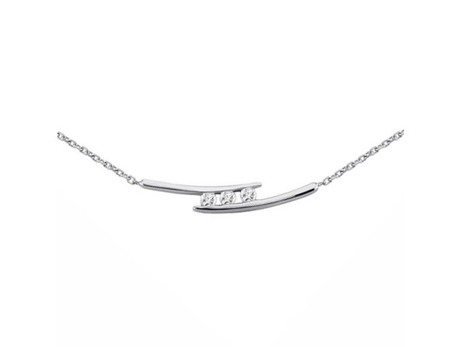 Saunier | Collier | Argent | Oxyde de Zirconium | 2573512 11 Saunier | Collier | Argent | Oxyde de Zirconium | 2573512 11