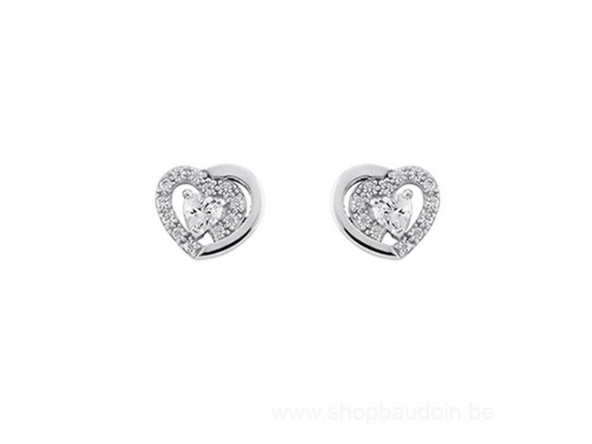 Saunier | Boucles d'Oreilles | Argent | Coeur | 7033668 11 Saunier | Boucles d'Oreilles | Argent | Coeur | 7033668 11